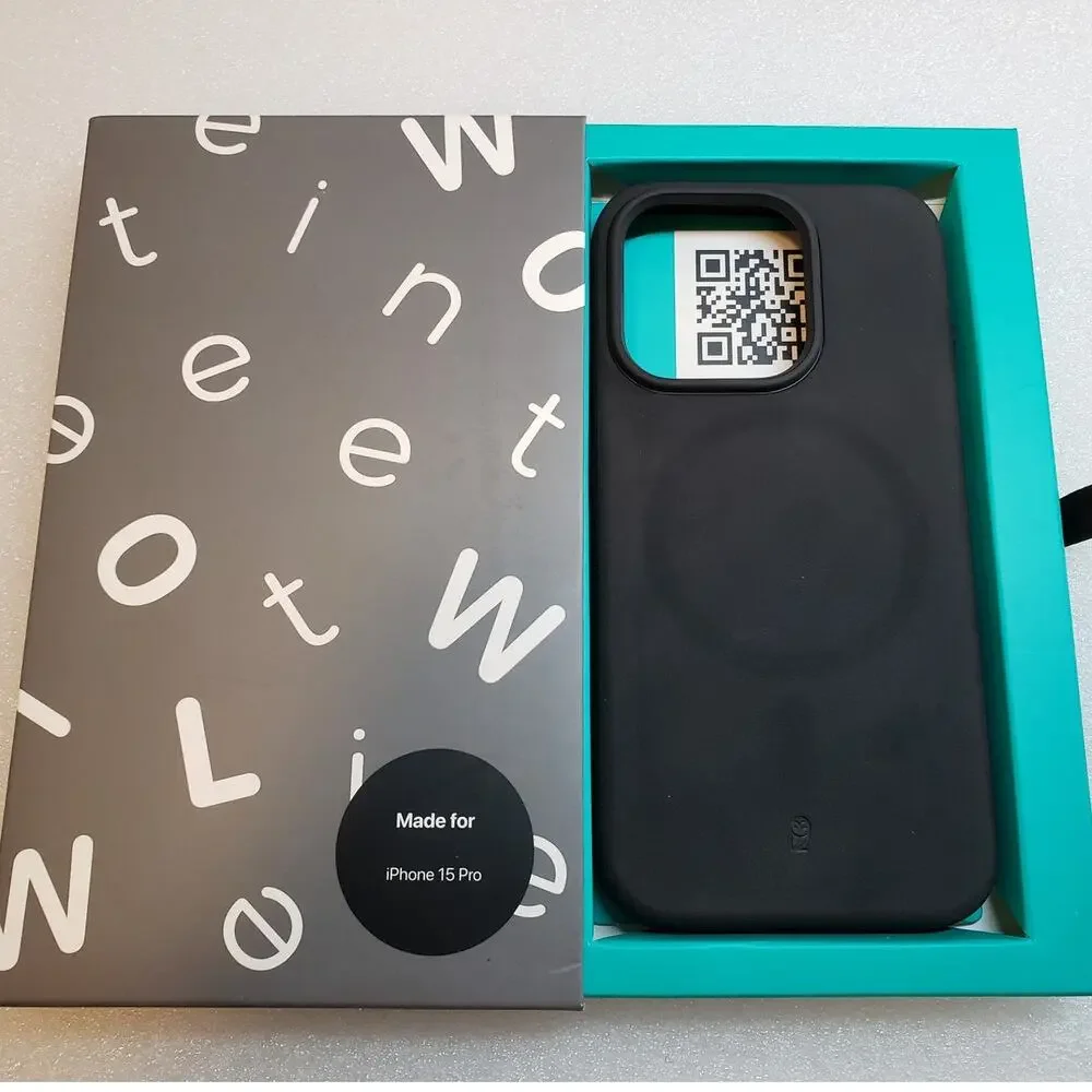 TineeOwl Magnetic Case for iPhone 15 Pro (Black)